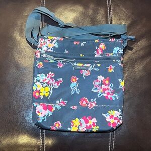 Vera Bradley Navy Floral Crossbody Bag